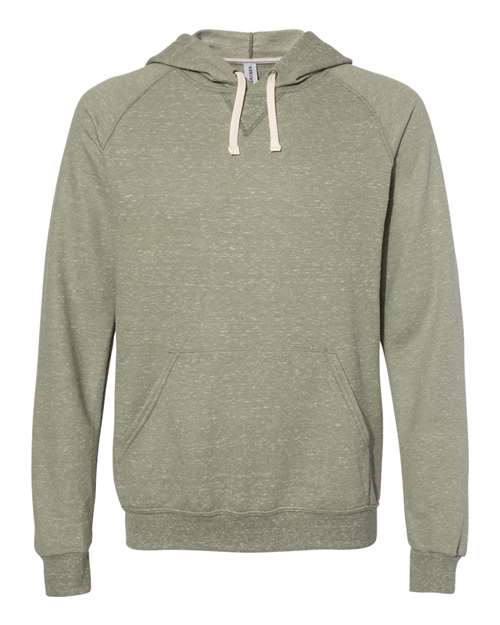 JERZEES Men's Snow Heather French Terry Raglan Hoodie 90M JERZEES