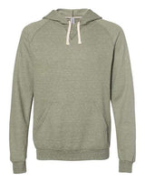 JERZEES Men's Snow Heather French Terry Raglan Hoodie 90M JERZEES