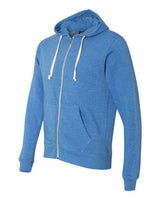 J. America Men's Triblend Full-Zip Hooded Sweatshirt J. America Men's