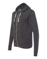 J. America Men's Triblend Full-Zip Hooded Sweatshirt J. America Men's