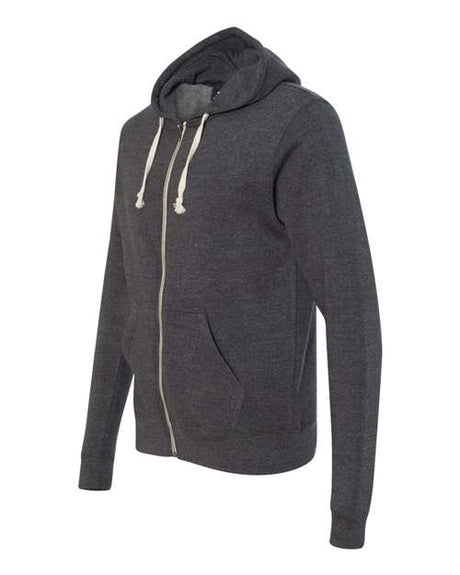 J. America Men's Triblend Full-Zip Hooded Sweatshirt J. America Men's