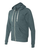 J. America Men's Triblend Full-Zip Hooded Sweatshirt J. America Men's