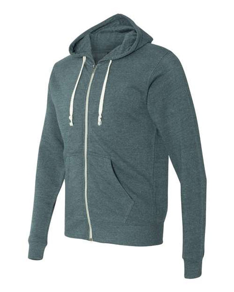J. America Men's Triblend Full-Zip Hooded Sweatshirt J. America Men's