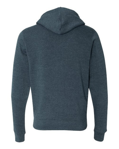 J. America Men's Triblend Full-Zip Hooded Sweatshirt