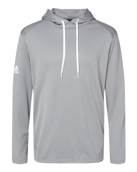 adidas Men's Textured Mixed Media Hooded Sweatshirt-1