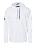 adidas Men's Textured Mixed Media Hooded Sweatshirt-1