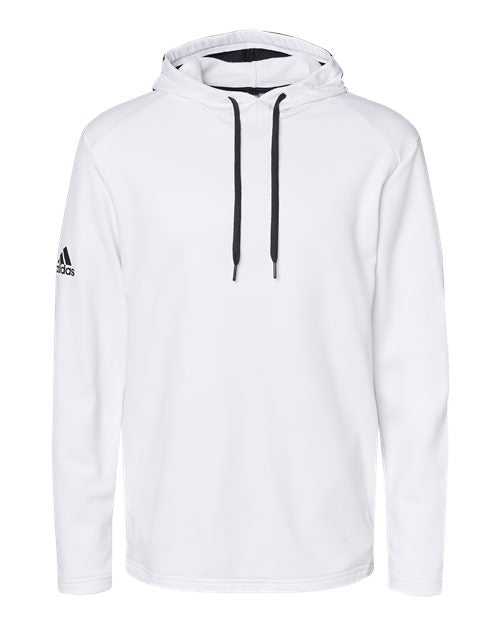 adidas Men's Textured Mixed Media Hooded Sweatshirt-1