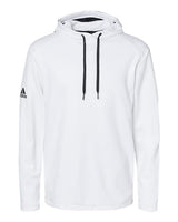 adidas Men's Textured Mixed Media Hooded Sweatshirt-1