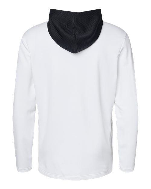 adidas Men's Textured Mixed Media Hooded Sweatshirt-2