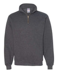 JERZEES Men's Super Sweats NuBlend Quarter-Zip Cadet Collar Sweatshirt JERZEES