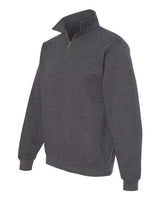 JERZEES Men's Super Sweats NuBlend Quarter-Zip Cadet Collar Sweatshirt JERZEES