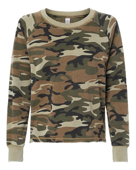 Alternative Women's Lazy Day Mineral Wash French Terry Sweatshirt Alternative