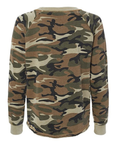 Alternative Women's Lazy Day Mineral Wash French Terry Sweatshirt Alternative