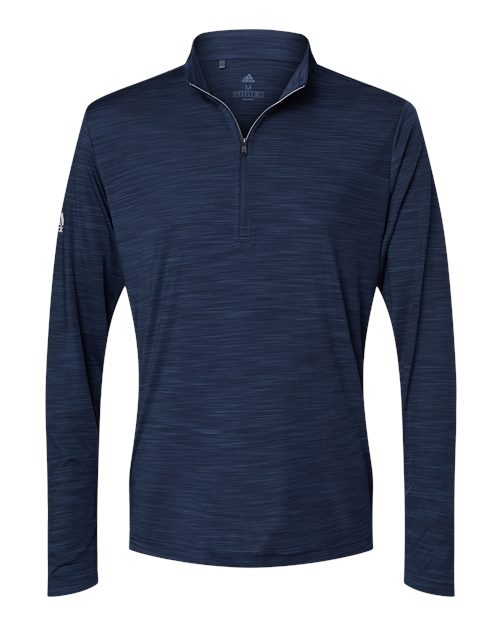 adidas Men's Lightweight Melange Quarter-Zip Pullover-1