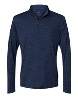 adidas Men's Lightweight Melange Quarter-Zip Pullover-1