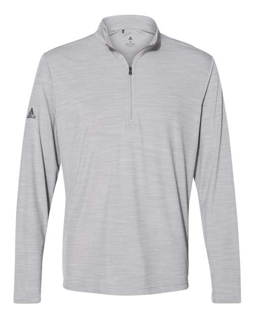 adidas Men's Lightweight Melange Quarter-Zip Pullover-1