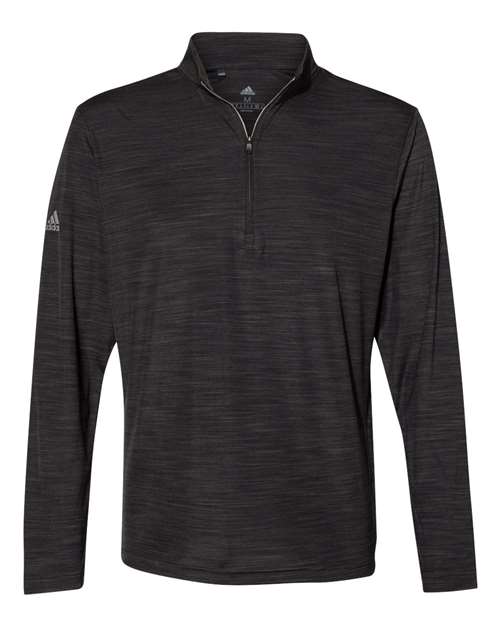 adidas Men's Lightweight Melange Quarter-Zip Pullover-1