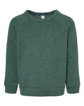 BELLA + CANVAS Toddler Sponge Fleece Raglan Sweatshirt