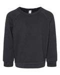BELLA + CANVAS Toddler Sponge Fleece Raglan Sweatshirt