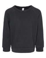 BELLA + CANVAS Toddler Sponge Fleece Raglan Sweatshirt