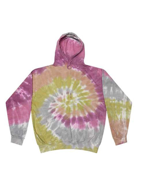 Colortone Men's Tie-Dyed Hooded Sweatshirt Colortone