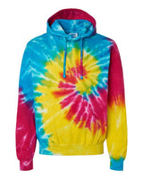 Colortone Men's Tie-Dyed Hooded Sweatshirt Colortone