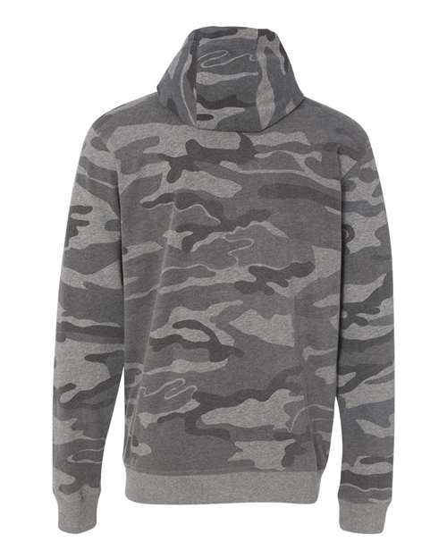 Burnside Men's Camo Full-Zip Hooded Sweatshirt Burnside