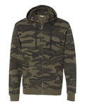 Burnside Men's Camo Full-Zip Hooded Sweatshirt Burnside