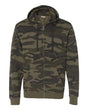 Burnside Men's Camo Full-Zip Hooded Sweatshirt Burnside