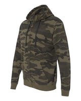 Burnside Men's Camo Full-Zip Hooded Sweatshirt Burnside