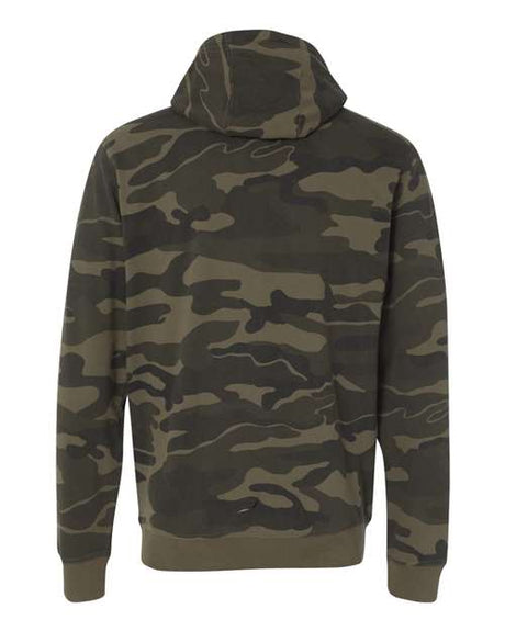 Burnside Men's Camo Full-Zip Hooded Sweatshirt Burnside