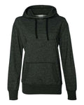 J. America Women's Glitter French Terry Hooded Sweatshirt J. America