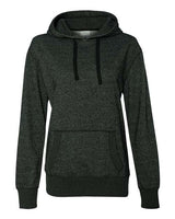 J. America Women's Glitter French Terry Hooded Sweatshirt J. America