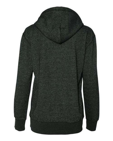 J. America Women's Glitter French Terry Hooded Sweatshirt J. America