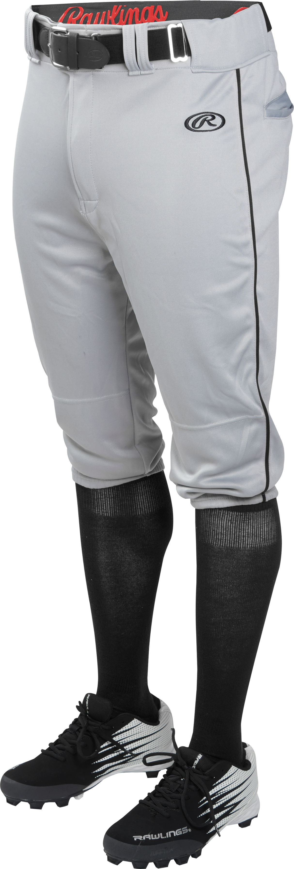 Rawlings Adult Knicker Launch Baseball Pant With Piping Rawlings