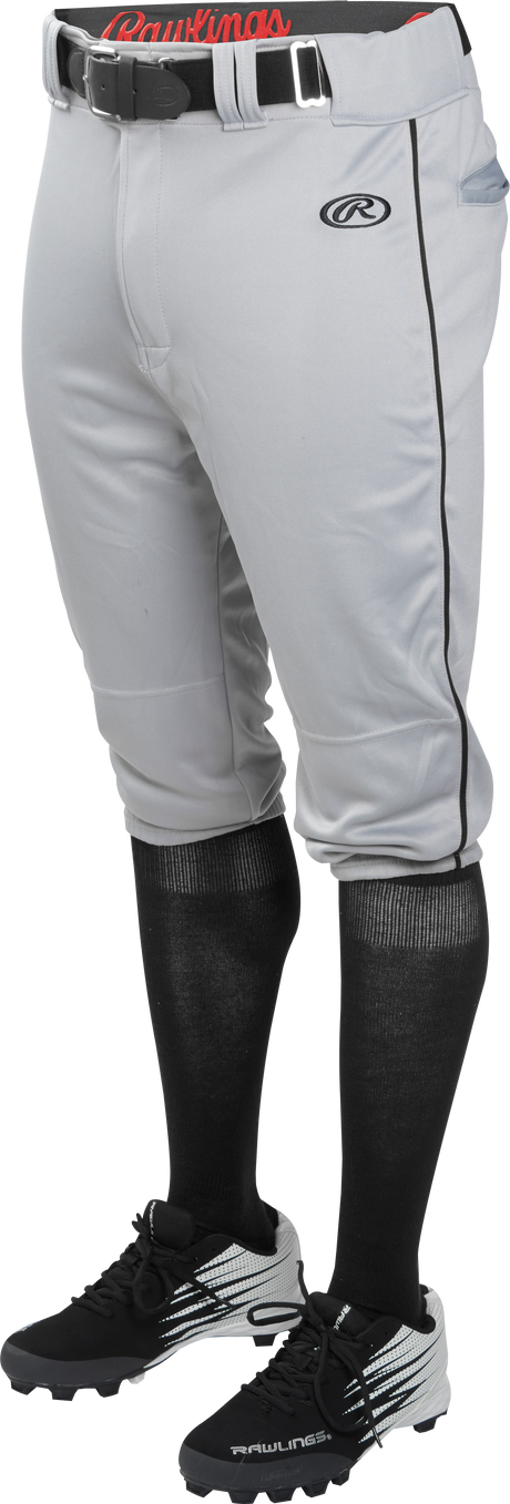 Rawlings Adult Knicker Launch Baseball Pant With Piping Rawlings