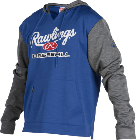 Rawlings Youth 2-Tone Long-Sleeve Fleece Baseball Hoodie Rawlings