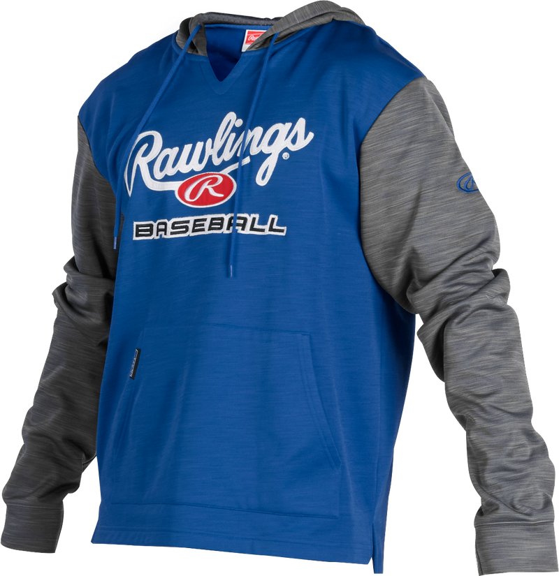 Rawlings Youth 2-Tone Long-Sleeve Fleece Baseball Hoodie
