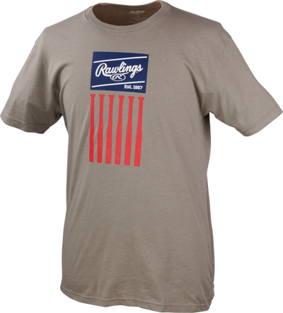 Rawlings Men's Bat Flag T-Shirt