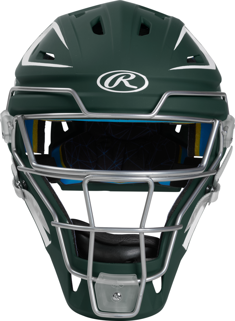 Rawlings Senior Mach 2-Tone Hockey Style Catchers Helmet - Matte