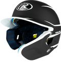 Rawlings Mach Two-Tone Matte Helmet with Adjustable Face Guard - Senior Rawlings