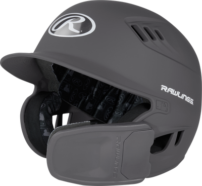 Rawlings R16 1-Tone Baseball Helmet With Reversible Extension - Matte