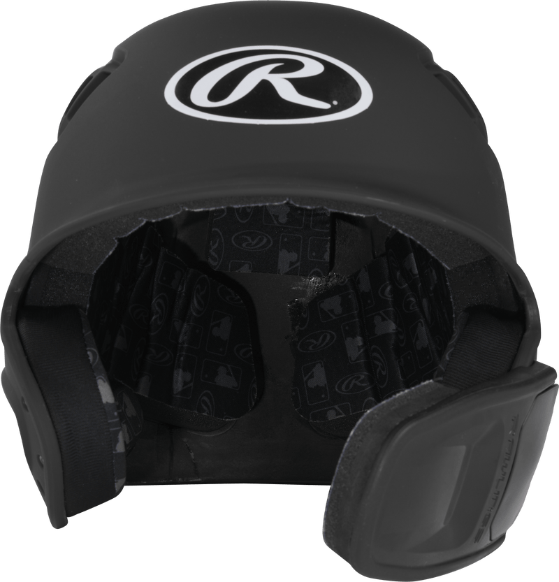 Rawlings R16 1-Tone Baseball Helmet With Reversible Extension - Matte