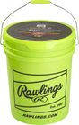 Rawlings 6 Gallon Collegiate / High School / Travel Practice Ball / Bucket Combo Rawlings