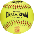 Rawlings 11" Pro Leather Dream Seam USA Fastpitch Softball - Dozen Rawlings