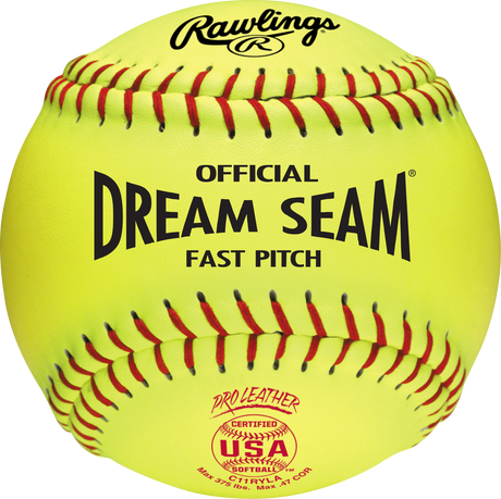 Rawlings 11" Pro Leather Dream Seam USA Fastpitch Softball - Dozen Rawlings