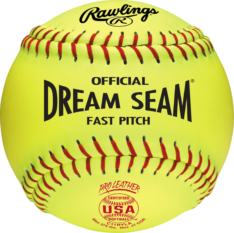 Rawlings 11" Pro Leather Dream Seam USA Fastpitch Softball - Dozen