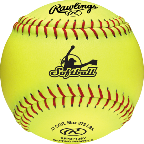Rawlings 12" Collegiate & High School Travel Practice Fastpitch Softball - Half Dozen Rawlings