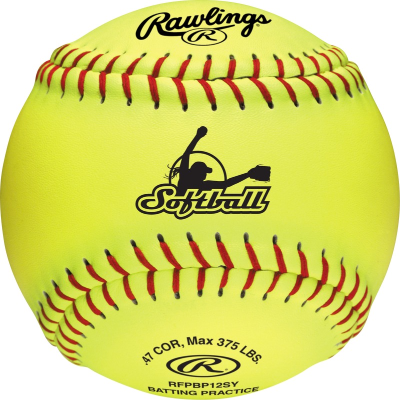 Rawlings 12" Collegiate & High School Travel Practice Fastpitch Softball - Dozen