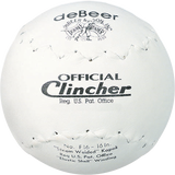 Rawlings deBeer 16" White TruTech Clincher Softball - Dozen Rawlings